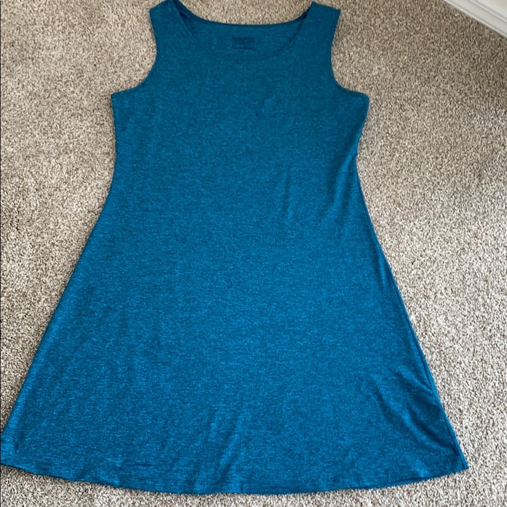 Patagonia dk. teal size 10 knee-length swing dress